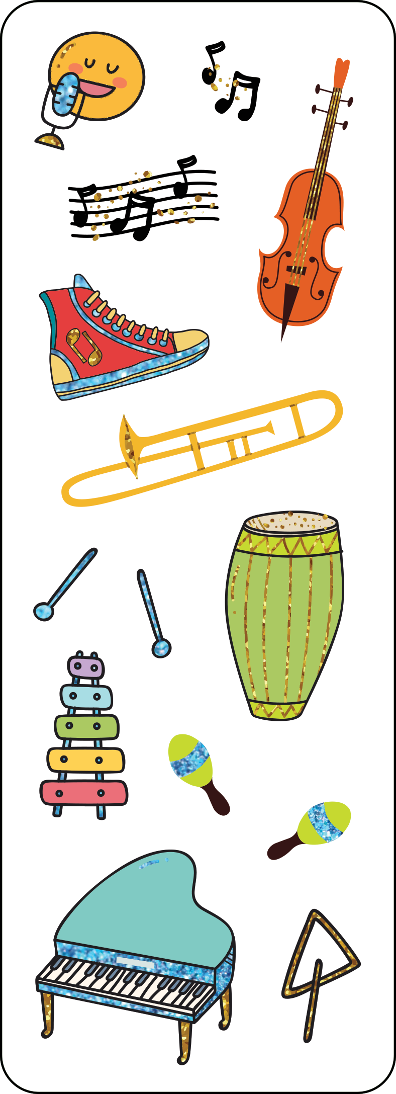 Peter Pauper Press - Music Sticker Set