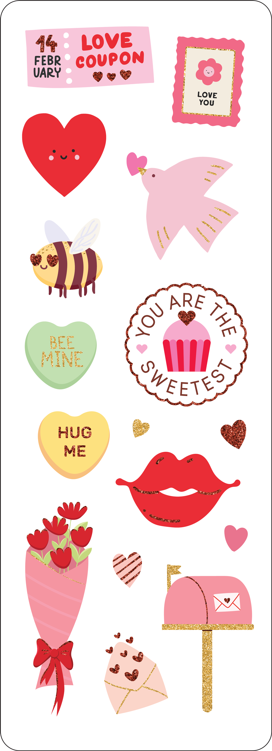 Valentines Sticker Set