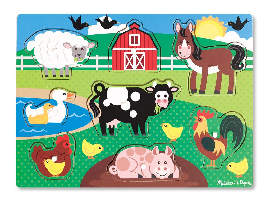 Farm Peg Puzzle - Ingram