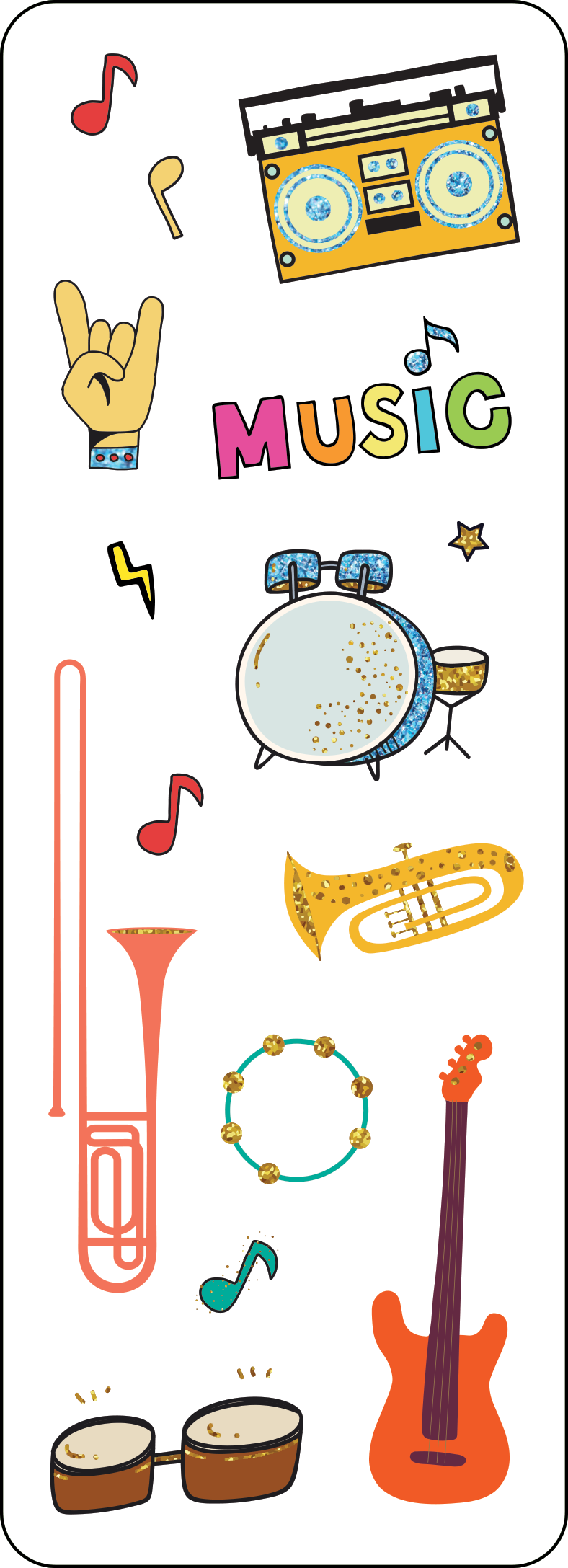 Peter Pauper Press - Music Sticker Set