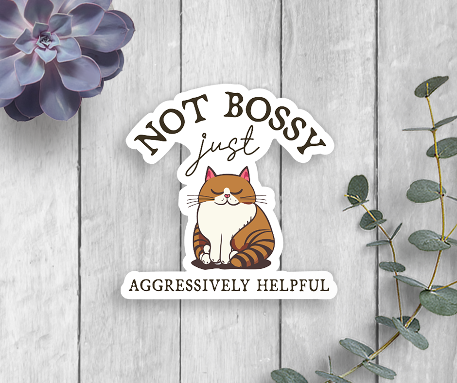 Expression Design Co - Bossy Cat Vinyl Sticker