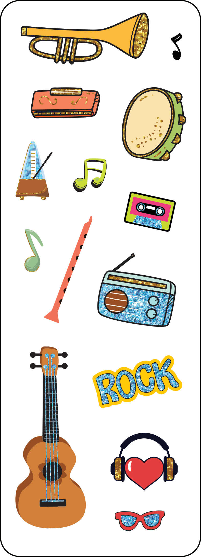 Peter Pauper Press - Music Sticker Set