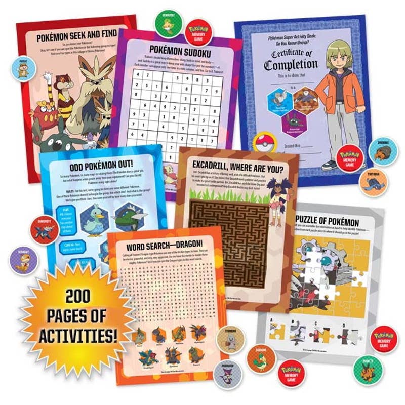 Pokémon Super Activity Book: Do You Know Unova?