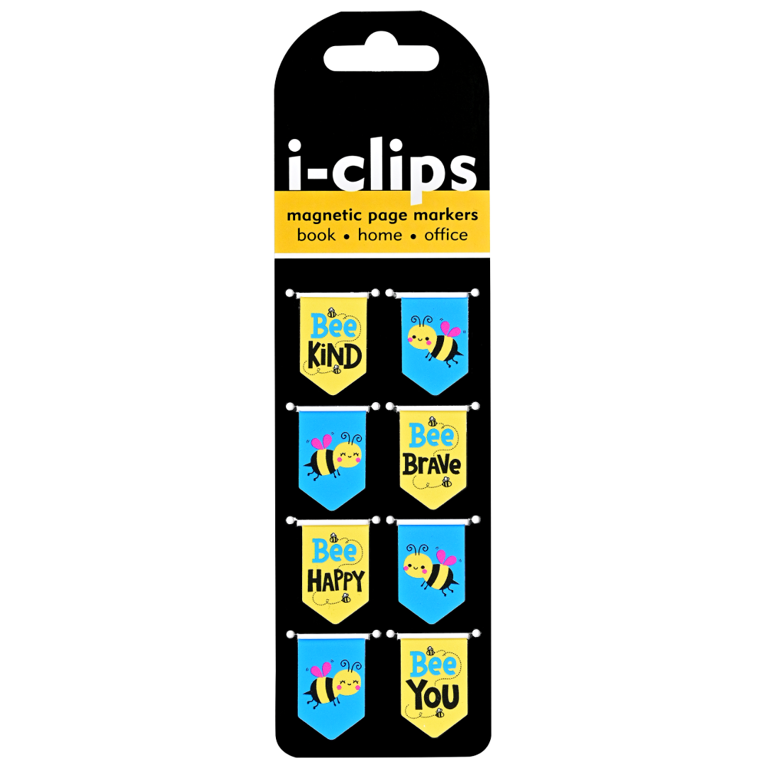 Peter Pauper Press - Bees i-clips Magnetic Page Markers