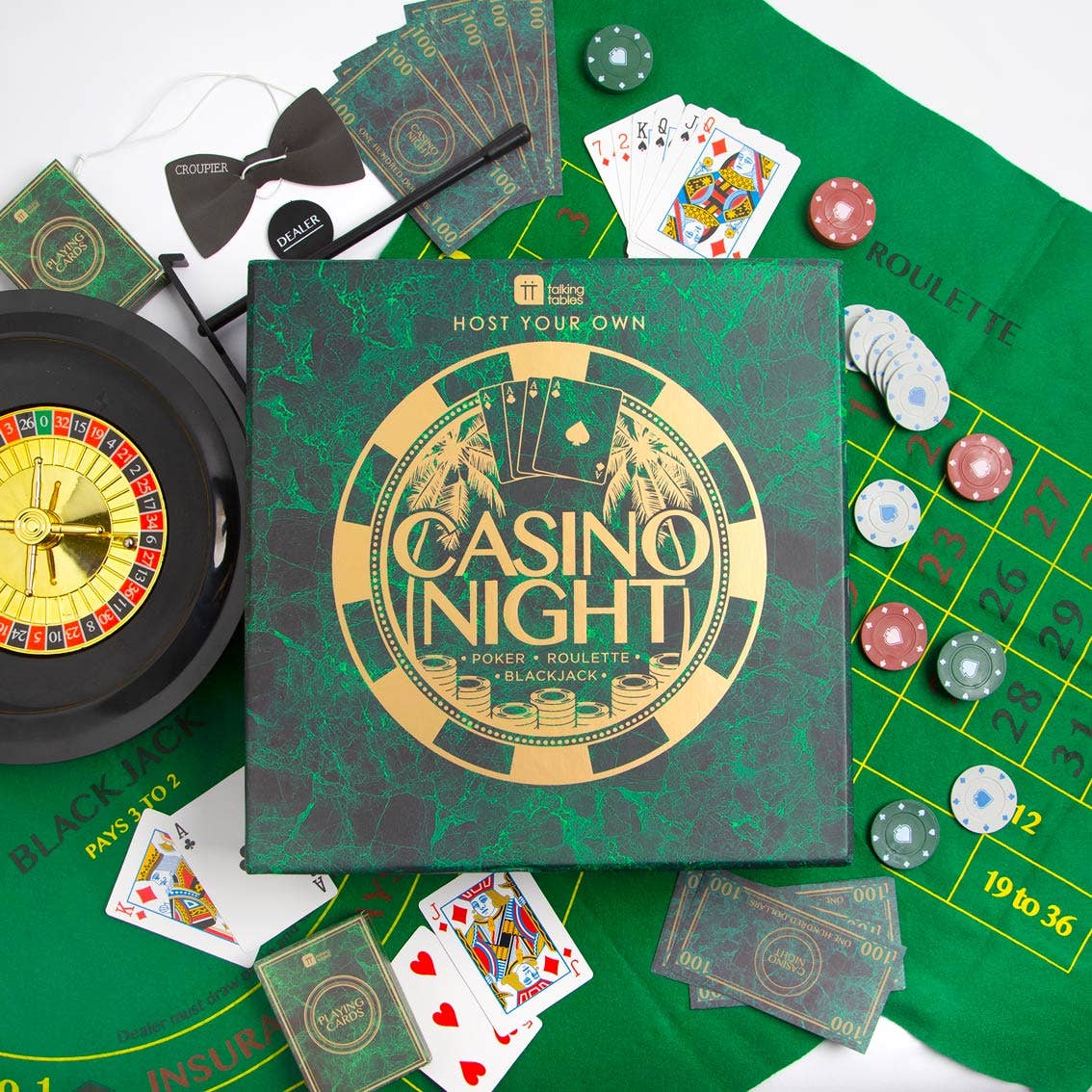 Host Your Own Casino Night Game Kit, Christmas Gifts