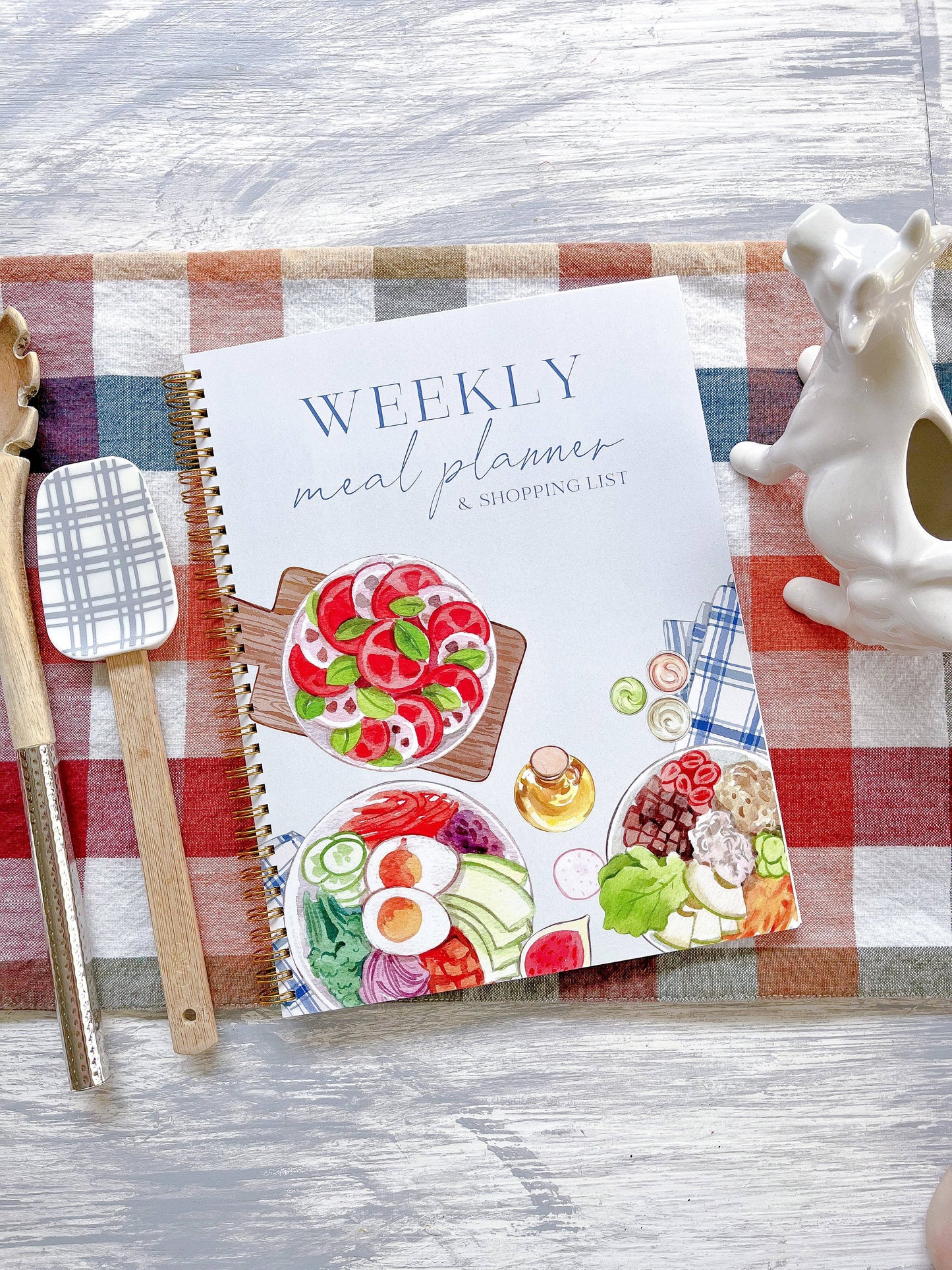 The Paxton Press - Weekly Meal Planner & Shopping List Notebook