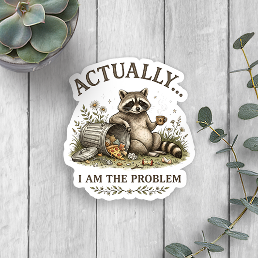 Expression Design Co - I Am The Problem Vinyl Sticker