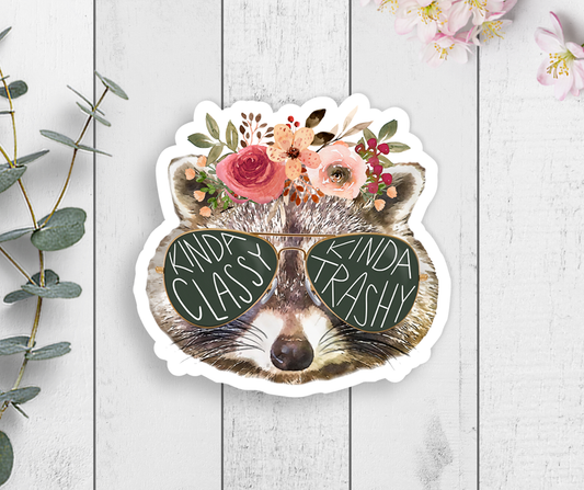 Expression Design Co - Kinda Classy Kinda Trashy Vinyl Sticker