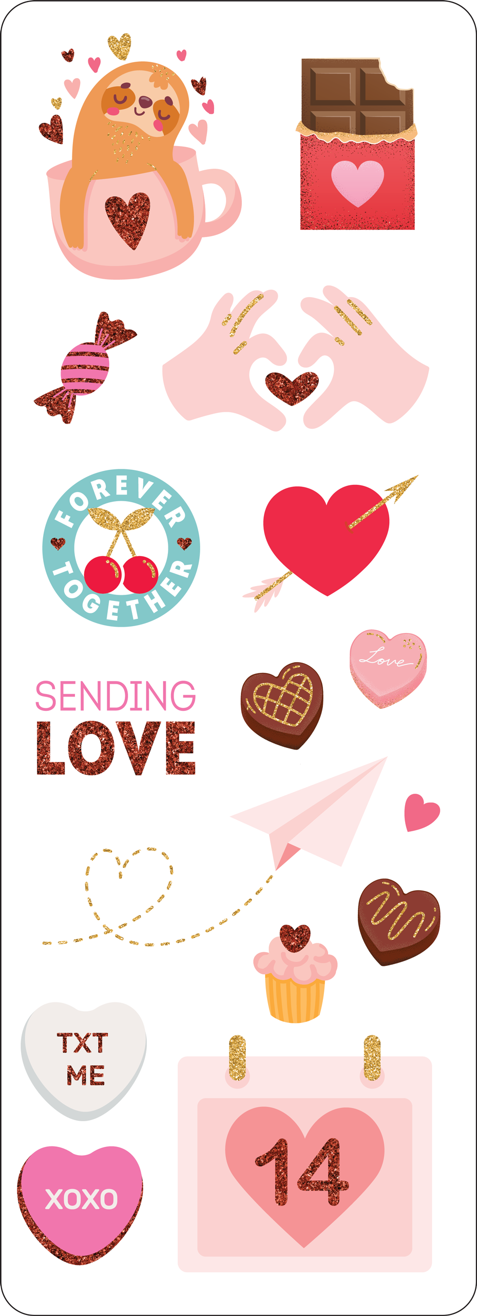 Valentines Sticker Set