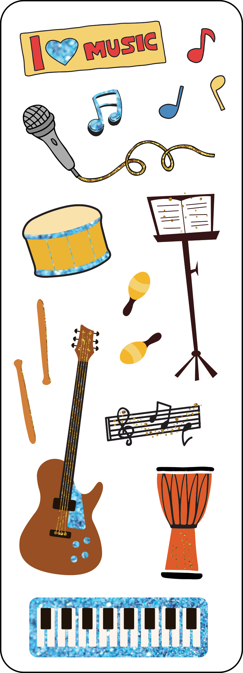 Peter Pauper Press - Music Sticker Set