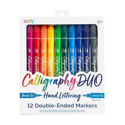 Calligraphy Duo Markers - Set of 12 - Ingram