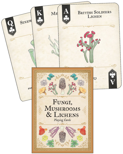 Fungi, Mushrooms & Lichens Playing Cards - Ingram