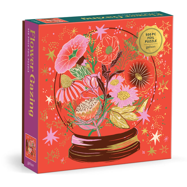 Flower Gazing 500 Piece Foil Puzzle - Ingram