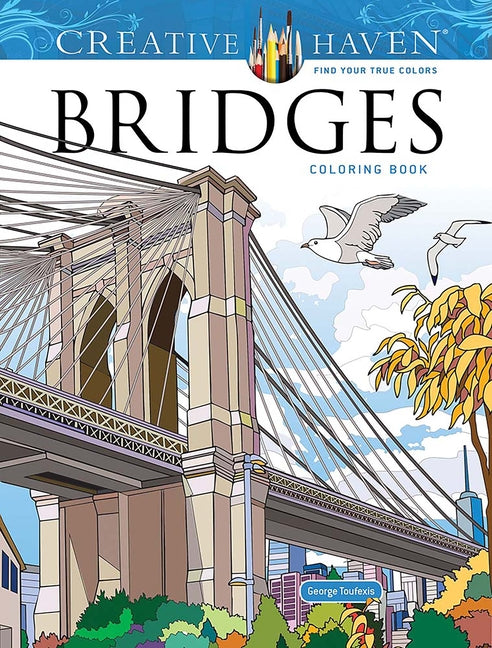 Creative Haven Bridges Coloring Book - Ingram