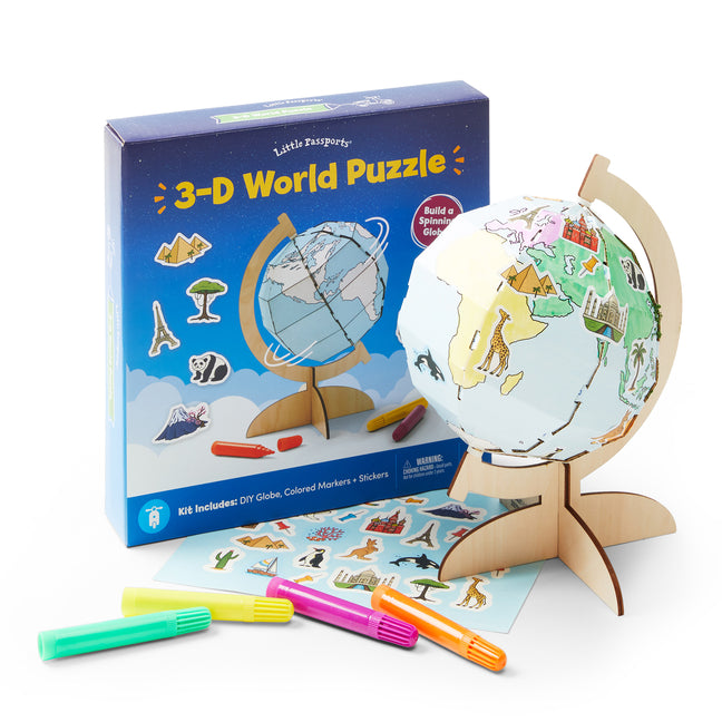 Little Passports: 3-D World Puzzle - Ingram