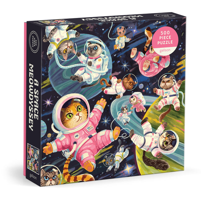 Space Meowdyssey 500 Piece Puzzle - Ingram