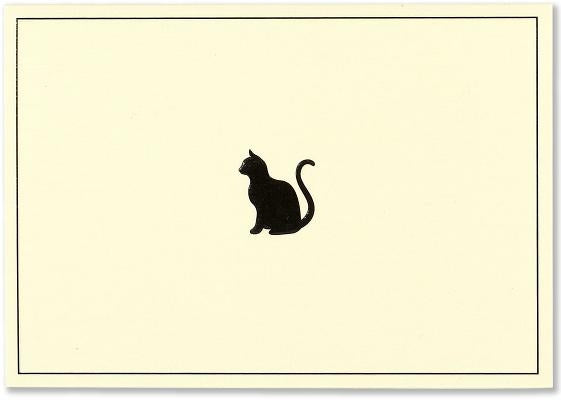 Note Card Black Cat by Peter Pauper Press, Inc