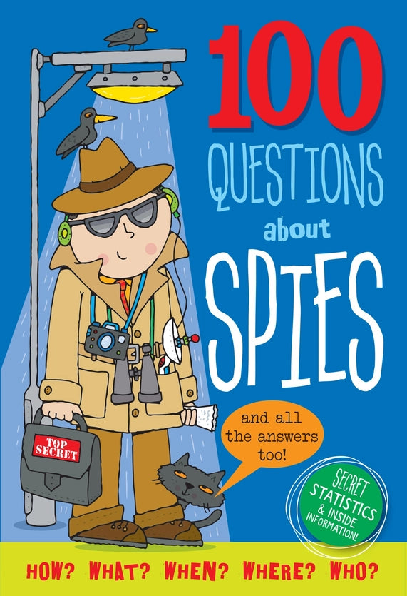Peter Pauper Press - 100 Questions About… Spies