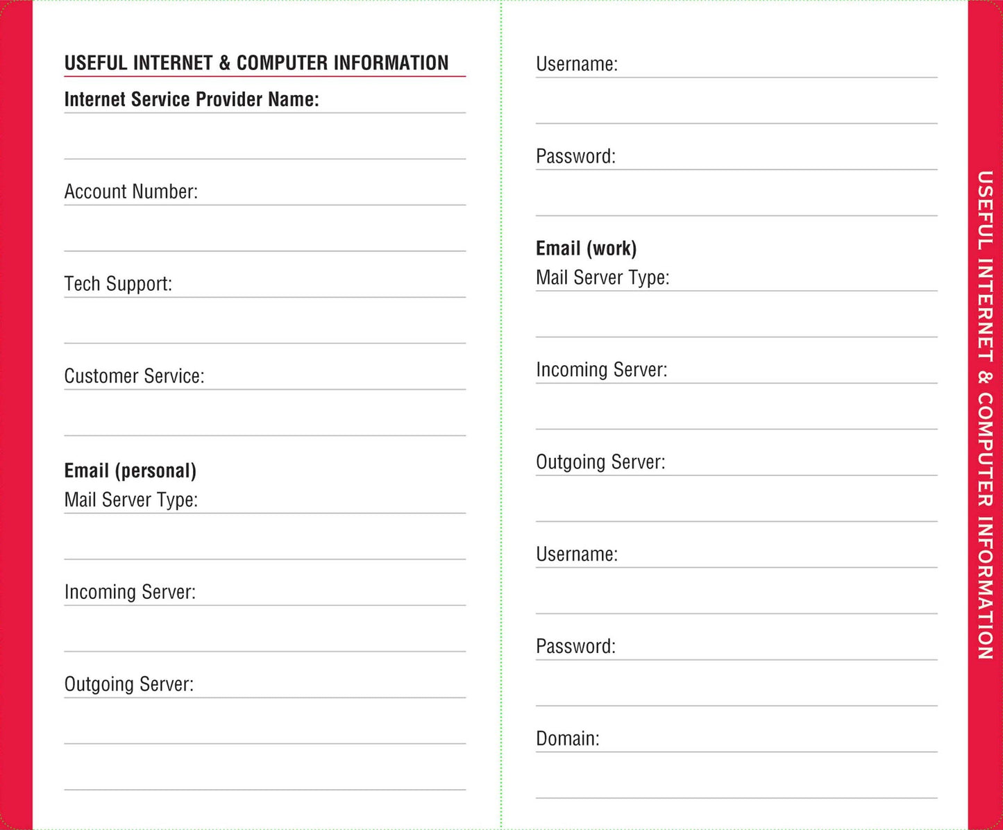 Peter Pauper Press - Pocket Internet Address & Password Logbook