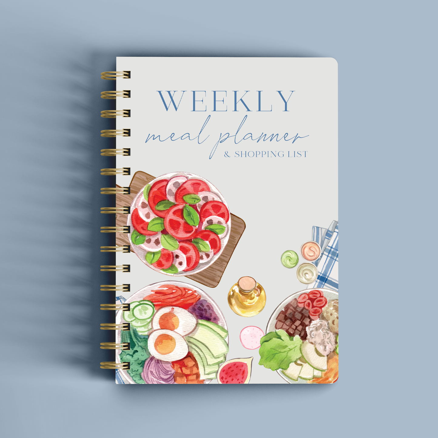 The Paxton Press - Weekly Meal Planner & Shopping List Notebook