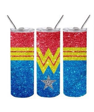 Creations by Trudy - Wonder Woman Tumbler