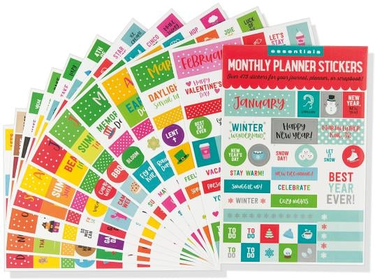 Planner Stickers Month by Month by Peter Pauper Press, Inc